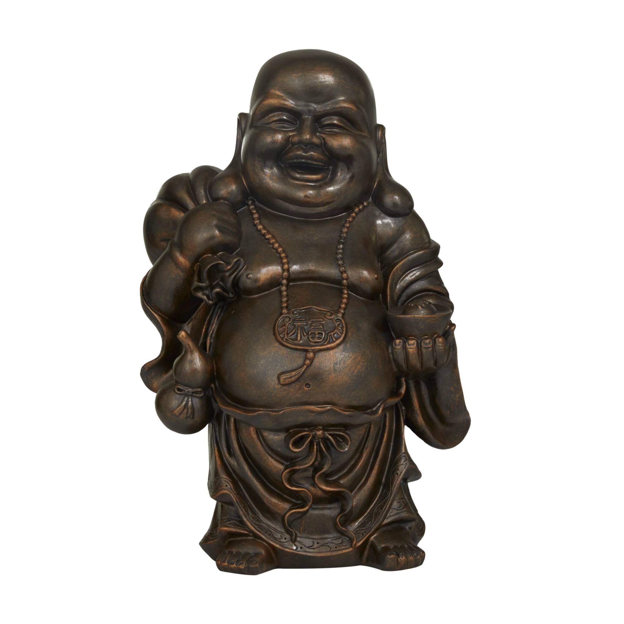 Copper Polystone Bohemian Sculpture, Set of 17" x 11" x 8"